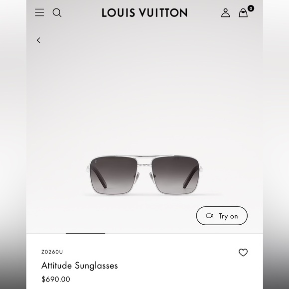 Authentic Louis Vuitton Attitude sunglasses - Picture 8 of 8
